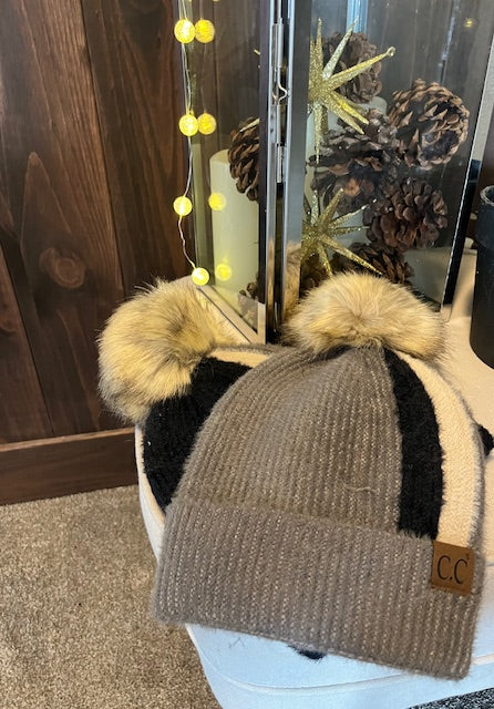 Striped Beanie