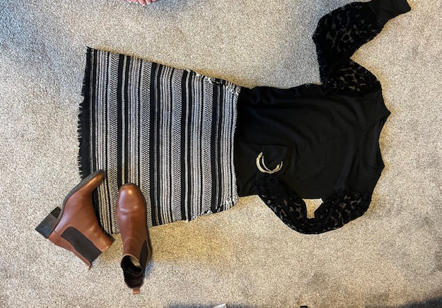Leopard Mesh Puff Sleeve Top