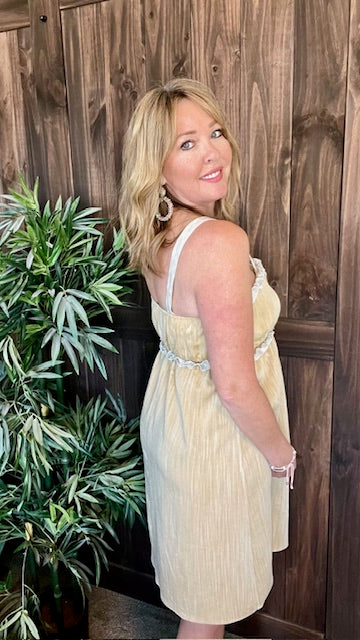 Textured Mini Dress
