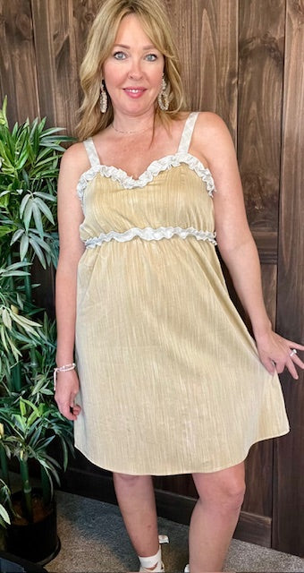 Textured Mini Dress