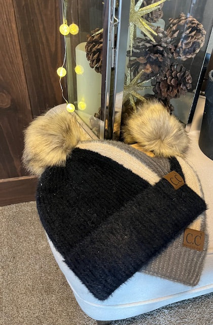 Striped Beanie