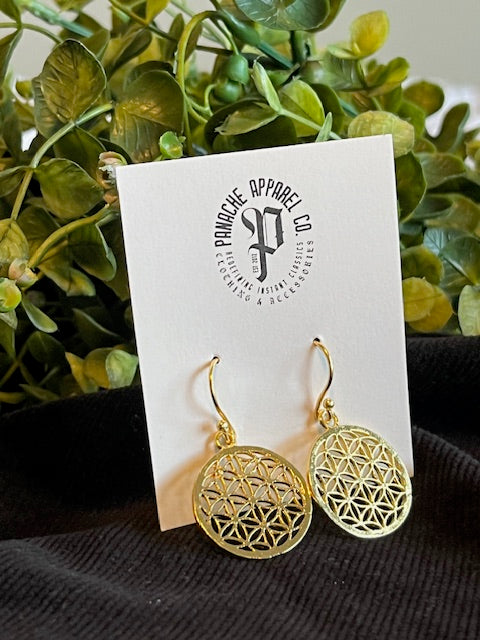 Shine On Lace Drop Earrings